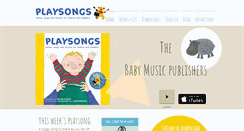 Desktop Screenshot of playsongs.co.uk